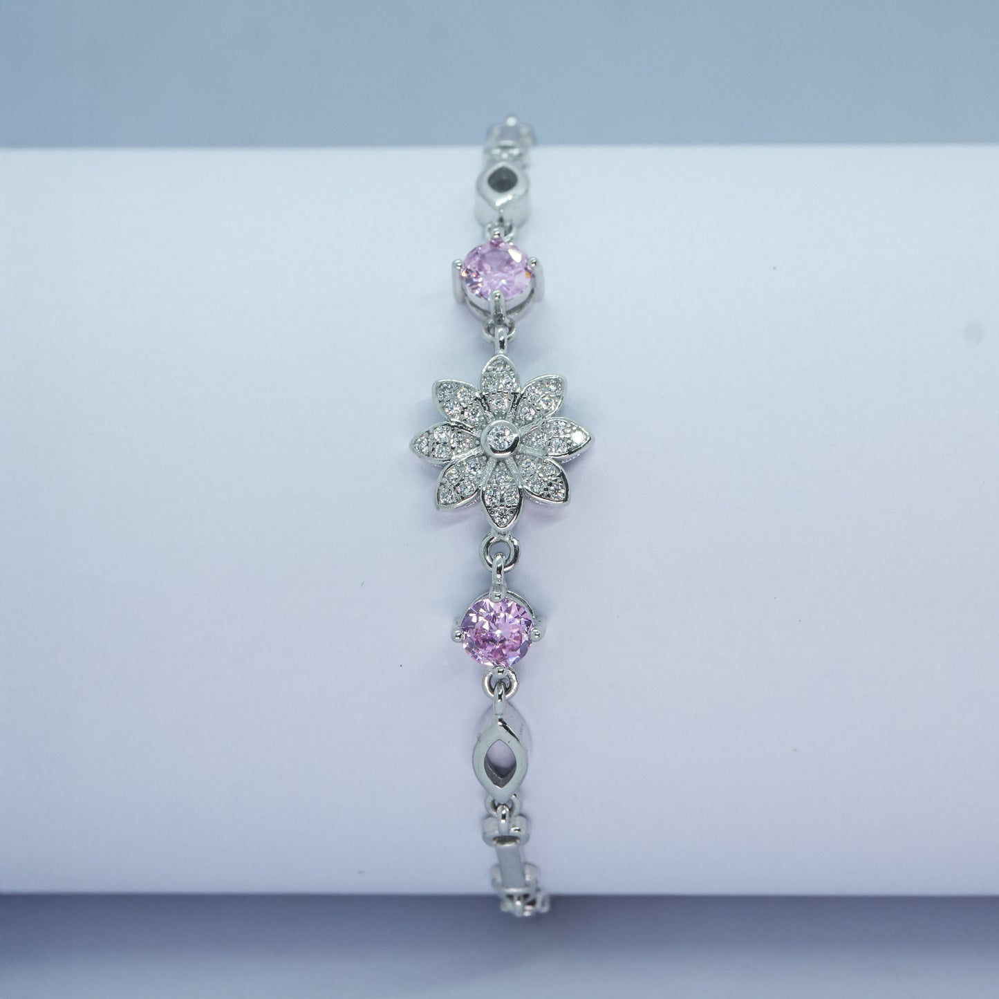 Blush Bloom Crystal Bracelet