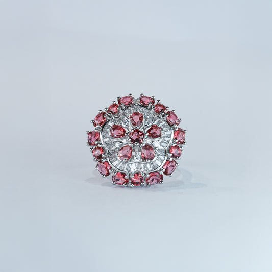 Pink Blossom Cocktail Ring